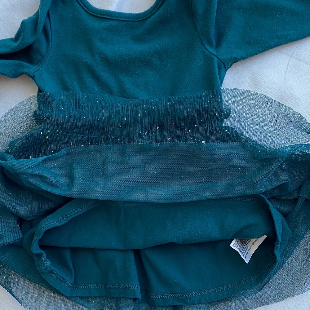 Cat & Jack Burgundy and Teal Toddler Dresses with Glitter 18 Months 4 pieces - Picture 11 of 13